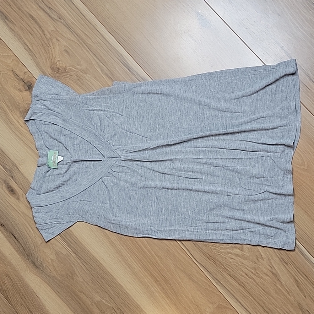 Fame Knitworks Grey Capsleeve Tank Juniors M